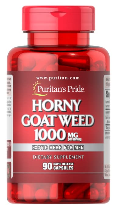 Puritan's Pride Horny goat weed 1000mg 90 capsules(1)