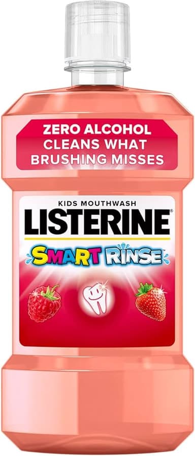 LISTERINE SMART RINSE MILD BERRY KID'S MOUTH WASH 500ML